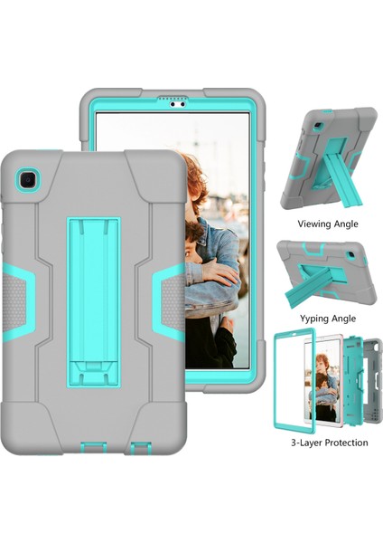 Galaxy Tab A7 Lite 8.7 Kılıf Için, Samsung Galaxy Tab A7 Lite 8.7 2021 Model SM-T220/SM-T225(GRI) Için Ağır Hizmet Tipi Sağlam Tam Gövde Hibrid Darbeye Dayanıklı Düşme Kılıfı (Yurt Dışından) fiyatları
