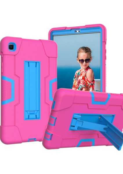 Galaxy Tab A7 Lite 8.7 Kılıf Için, Samsung Galaxy Tab A7 Lite 8.7 2021 Model SM-T220/SM-T225(KIRMIZI+MAVI) Için Ağır Hizmet Tipi Sağlam Tam Gövde Hibrid Darbeye Dayanıklı Düşme Kılıfı (Yurt Dışından)