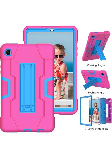 Galaxy Tab A7 Lite 8.7 Kılıf Için, Samsung Galaxy Tab A7 Lite 8.7 2021 Model SM-T220/SM-T225(KIRMIZI+MAVI) Için Ağır Hizmet Tipi Sağlam Tam Gövde Hibrid Darbeye Dayanıklı Düşme Kılıfı (Yurt Dışından) fiyatları