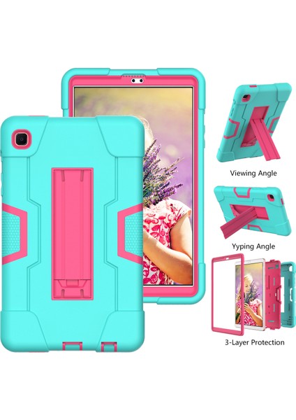Galaxy Tab A7 Lite 8.7 Kılıf Için, Samsung Galaxy Tab A7 Lite 8.7 2021 Model SM-T220/SM-T225(YEŞIL+KIRMIZI) Için Ağır Hizmet Tipi Sağlam Tam Gövde Hibrid Darbeye Dayanıklı Düşme Kılıfı (Yurt Dışından) fiyatları