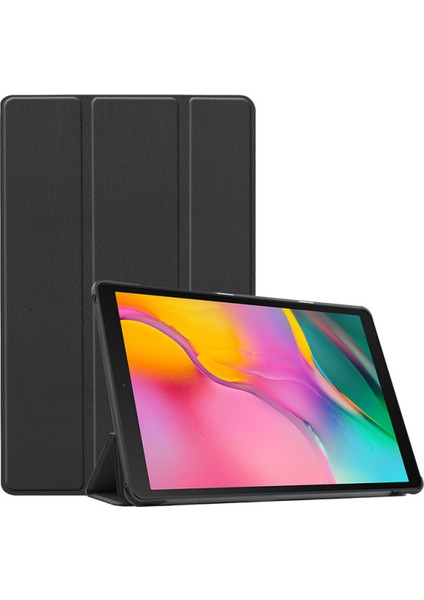 10,4 Inç (SM-T500 T505 ) Için, 10,4 Inç Samsung Tab A7 Tablet 2020 Için Koruyucu Stand Kılıfı Hard Case Kapak - Siyah (Yurt Dışından)