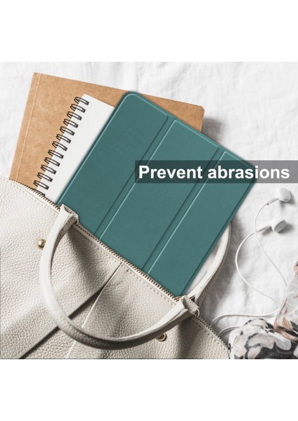 Tcl Tab 10S 10,1 Inç Için, Üç Katlı Ince Hafif Sert Kabuk Koruma Tcl Tab 10S Standlı Tablet Kılıfı Için Akıllı Kapak - Yeşil (Yurt Dışından) fırsatları