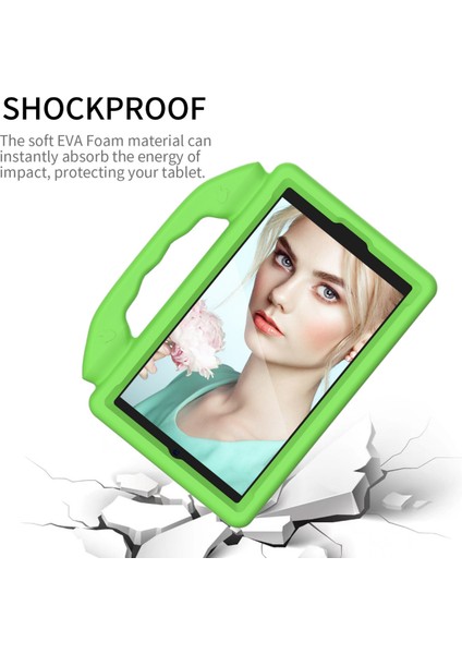 Samsung Galaxy Tab A7 Lite 8.7" Için (SM-T220/T225), Samsung Galaxy Tab A7 Lite 8.7" Için Ince, Ağır Hizmet Tipi Darbeye Dayanıklı Sağlam, Yüksek Darbelere Dayanıklı Kılıf, Yeşil (Yurt Dışından) fırsatları