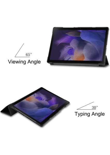Samsung Galaxy Tab A8 10.5" 2022 Modelleri Için (SM-X200/X205), Tablet Kılıfı, Otomatik Uyandırma/uyku, Siyah (Yurt Dışından) modelleri
