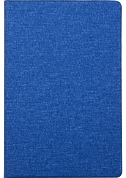 Samsung Galaxy Tab S7 PLUST970 Için Düz Deri Kılıf SM-T975 Yumuşak Kabuk Tpu Kapak Mavi (Kumaş Dokusu) (Yurt Dışından) fiyatları