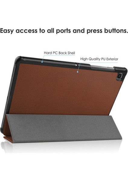 10,4" (SM-T500 T505) Için Koruyucu Stand Kılıfı 10,4" Samsung Tab A7 Tablet 2020 Için Sert Kapaklı Kılıf - Açık Mavi (Yurt Dışından) indirimleri