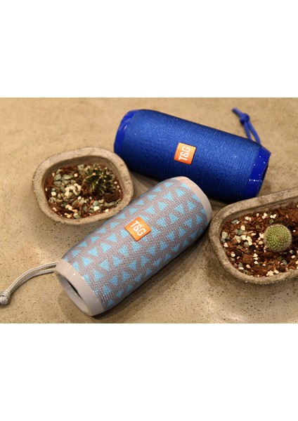TG117 Kumaş Sanatı Bluetooth Hoparlör Açık Su Geçirmez Subwoofer Çift Diyaframlı Yüksek Kaliteli Taşınabilir Takılabilir Karikatür Hoparlör Siyah (Yurt Dışından)