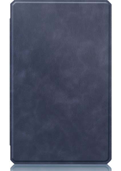 Galaxy Tab A7 Lite 8.7" 2021 Kapak SM-T220/225 Için, Ince Hafif Folyo Stand Pu Deri Kılıf Samsung Galaxy Tab A7 Lite 2021 Tablet Için Yumuşak Tpu Arka Kapak, Koyu Mavi (Yurt Dışından)