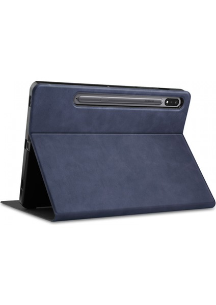 Samsung Galaxy Tab S7 2020 11" (Model SM-T870/T875) S Pen Standlı, Ultra Hafif Stand Kapağı, Otomatik Uyandırma/uyku Özellikli, Koyu Mavi (Yurt Dışından) fırsatları