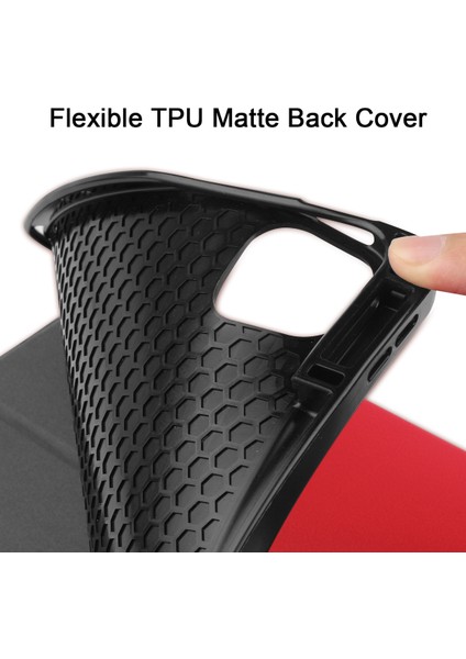 2021 5. Nesil iPad Pro 12.9" Kılıf, Otomatik Uyandırma/uyku Kapağı, Kalem Tutuculu Kapak, Ince Yumuşak Tpu Arka Akıllı Üç Katlı Stand (Kırmızı) (Yurt Dışından) modelleri