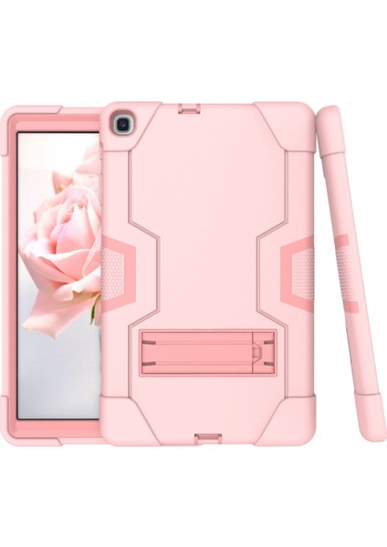Samsung Galaxy Tab A 10.1 2019 Kılıf Için, Samsung Galaxy Tab A 10.1 Inç T515 Için Standlı Sanhezhong Hibrid Darbeye Dayanıklı Sağlam Düşen Kılıf (Rose Gold) (Yurt Dışından)