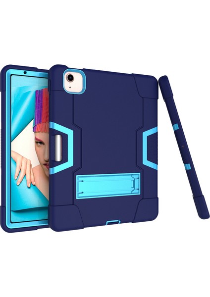 iPad Air 4 10.9" 2020 Için Kılıf, Çocuk Dostu Ağır Hizmet Darbeye Dayanıklı Sağlam Kılıf ve 2020'DE Çıkan Apple iPad Air 4 10.9" (Lacivert+Mavi) Için Yerleşik Kalemlik Standlı (Yurt Dışından) modelleri