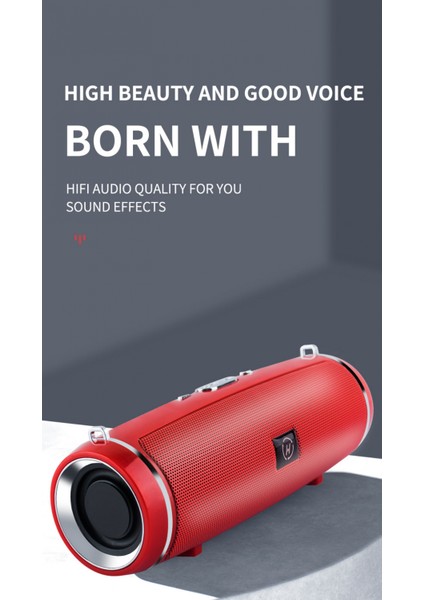 Mınıı2 + Kablosuz Bluetooth Hoparlör Mobil Kart Hediye Mini Hoparlör Açık Taşınabilir Bluetooth Hoparlör Siyah (Yurt Dışından)