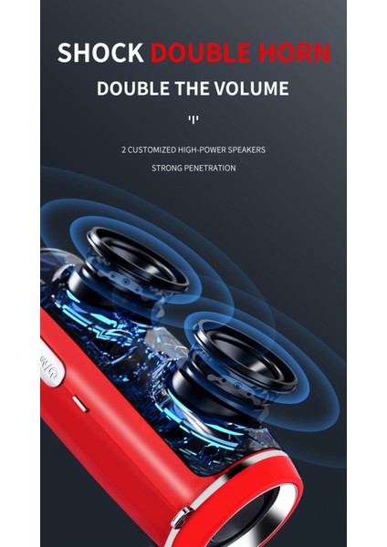 Mınıı2 + Kablosuz Bluetooth Hoparlör Mobil Kart Hediye Mini Hoparlör Açık Taşınabilir Bluetooth Hoparlör Siyah (Yurt Dışından)