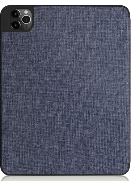 Yeni iPad PRO11 2020 Için 11" Kalem Yuvalı Tablet Kılıfı Tpu Yumuşak Kabuk Uyku Örtüsü - Koyu Mavi (Yurt Dışından) modelleri