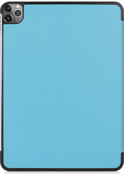 2020 iPad Pro 11" (2. Nesil) Için, Ince Deri Kılıf, Otomatik Uyandırma/uyku - Mavi (Yurt Dışından) fiyatları
