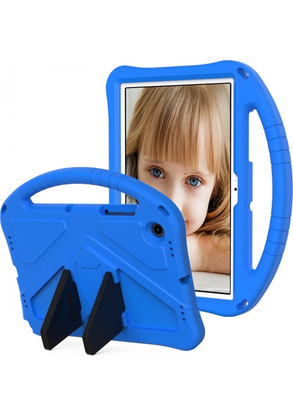 Samsung Tab A8 Case 10.5" 2021 Darbeye Dayanıklı Sağlam Kapaklı 10.5" Tablet SM-X200/X205 For Kids Boys Kids (Mavi) (Yurt Dışından)