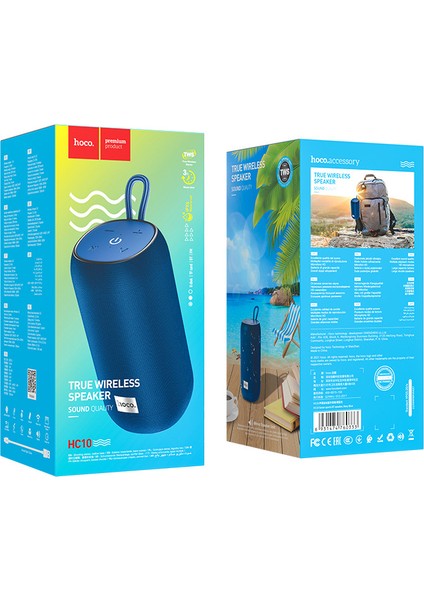 Hoco. HC10 Sonic Spor Bluetooth Hoparlör Kablosuz Kart Taşınabilir Yüksek Kaliteli Ev Açık Küçük Ses (Yurt Dışından)