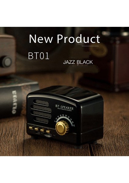 Kablosuz Stereo Retro Hoparlörler, Güçlü Sesli Taşınabilir Bluetooth Vintage Hoparlörler, Çağrıları Yanıtlama, Tf Kart, Mutfak Yatak Odası Partisi Dış Mekan . (Yurt Dışından) fiyatları