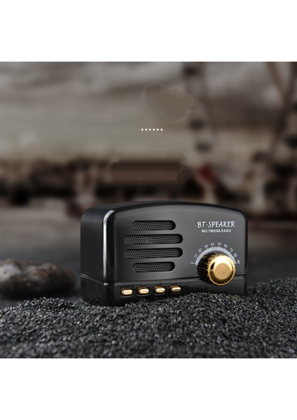 Kablosuz Stereo Retro Hoparlörler, Güçlü Sesli Taşınabilir Bluetooth Vintage Hoparlörler, Çağrıları Yanıtlama, Tf Kart, Mutfak Yatak Odası Partisi Dış Mekan . (Yurt Dışından) modelleri