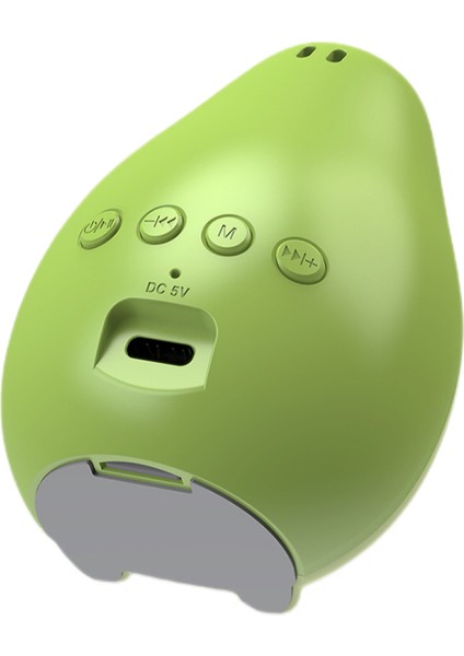 Mini Kablosuz Yeşil Hoparlör, Dış Mekan Taşınabilir Bas Hoparlör, Kordonlu, Destek Fm Radyo, Tf Kart Oynatma (Yurt Dışından)