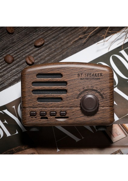 Kablosuz Stereo Retro Hoparlörler, Güçlü Sesli Taşınabilir Bluetooth Vintage Hoparlörler, Çağrıları Yanıtlama, Tf Kart, Mutfak Yatak Odaları Parti Dış Mekan (Yurt Dışından) modelleri