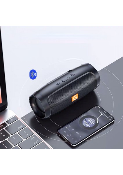 Bluetooth Hoparlör, Yüksek Stereo Sesli Kablosuz Taşınabilir Hoparlör, Zengin Bas, 8 Saat Çalma Süresi, Dahili Mikrofon. Iphone, Samsung ve Daha Fazlası Için Mükemmel (Yurt Dışından)