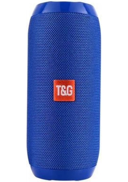 TG117 Kumaş Sanatı Bluetooth Hoparlör Açık Su Geçirmez Subwoofer Çift Diyaframlı Yüksek Kaliteli Taşınabilir Takılabilir Karikatür Hoparlör Mavi (Yurt Dışından)