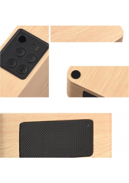 Kablosuz Bluetooth Hoparlör Subwoofer Kararlı Taşınabilir USB Masaüstü Retro Hoparlörler Ev Açık Mini Hoparlör Için 60Hz-18KHz (Yurt Dışından) fiyatları