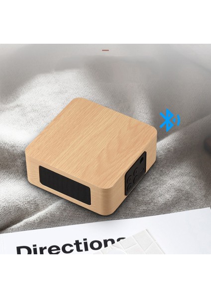 Kablosuz Bluetooth Hoparlör Subwoofer Kararlı Taşınabilir USB Masaüstü Retro Hoparlörler Ev Açık Mini Hoparlör Için 60Hz-18KHz (Yurt Dışından) modelleri