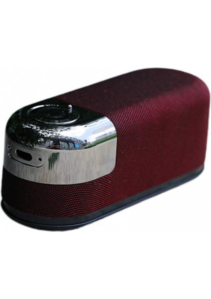 Bluetooth 5.0 Hoparlör 5W Taşınabilir Hoparlör Kırmızı Nfc, Manyetik, Mikro Sd Kart, Çalar Saat Fonksiyonlu Masaüstü Mini Hoparlör (Yurt Dışından)