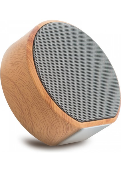Dış Mekan Yeni A60 Kablosuz Hoparlör Subwoofer Akıllı Ses Ahşap Tahıl Bluetooth Hoparlör Dahili Yüksek Çözünürlüklü Mikrofon (Siyah) (Yurt Dışından)