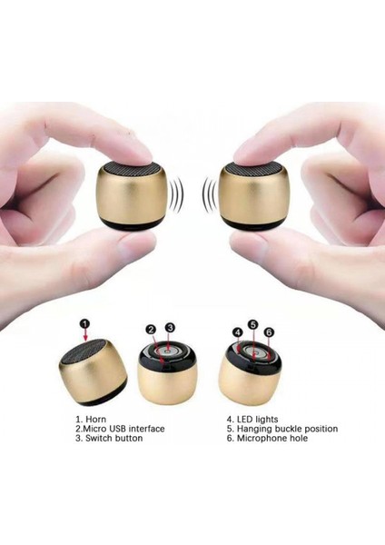 Taşınabilir Mini Kablosuz Bluetooth Hoparlör Müzik Subwoofer Süper Bas Stereo (Yurt Dışından) fiyatları