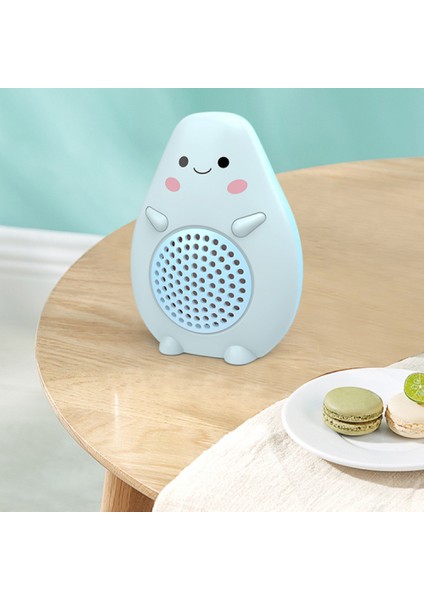 Mini Kablosuz Mavi Hoparlör, Dış Mekan Taşınabilir Bas Hoparlör, Kordonlu, Destek Fm Radyo, Tf Kart Oynatma (Yurt Dışından)