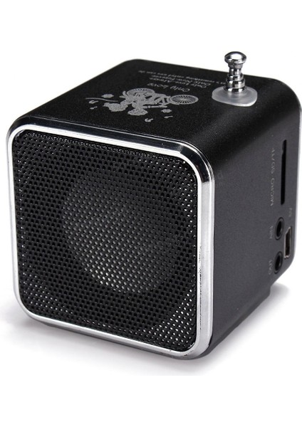 TD-V26 Hoparlör Mini Fm Radyo Alıcısı Mp3 Müzik Çalar LCD Soundbar Mikro Sd Tf Müzik Stereo Dizüstü Hoparlör (Siyah) (Yurt Dışından) fiyatları