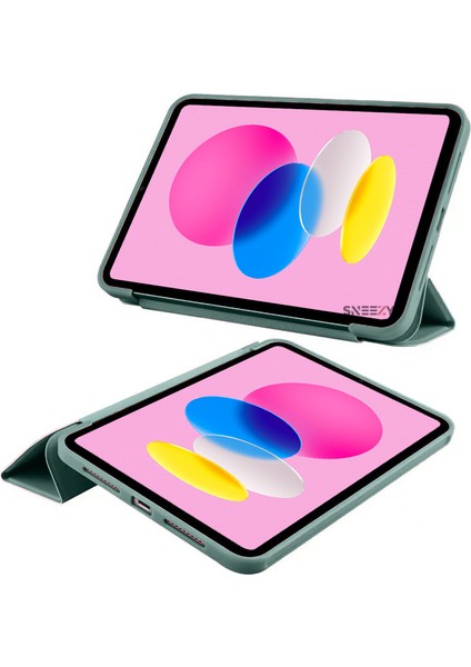 Apple iPad Air 1 9.7 Inç Uyumlu Soft Safe Arkası Silikon Smart Tablet Kılıfı