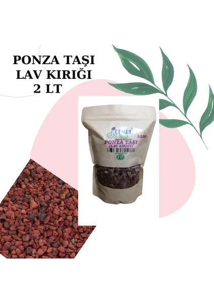 Cemre Torf Ponza Taşı(Lav Kırığı) 3-5mm