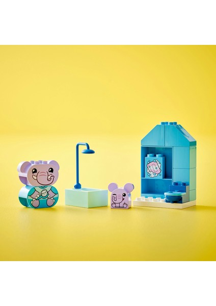 ® DUPLO® Günlük Rutinlerim: Banyo Zamanı 10413 - 1½ Yaş & Üzeri Çocuklar için Eğitici Oyuncak Yapım Seti (15 Parça)