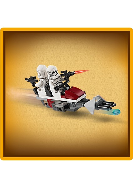 ® Star Wars™ Klon Trooper ve Savaş Droidi Savaş Paketi Seti 75372- 7 Yaş ve Üzeri Star Wars Sevenler için Yaratıcı Oyuncak Yapım Seti (215 Parça)