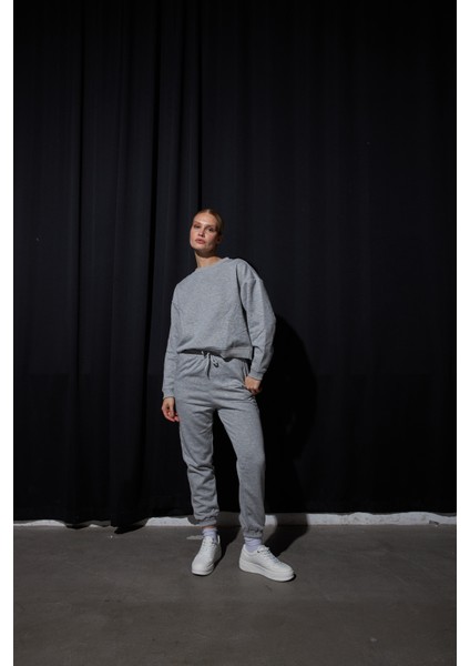 Kadın Sweatshirt Gri Eşofman Altı Takım fiyatları
