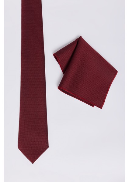 ALTINYILDIZ CLASSICS Erkek Bordo Desensiz Kravat