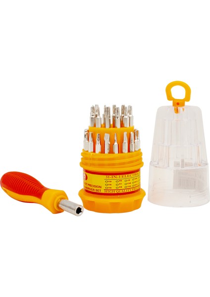Powermaster 31 In 1 Değiştirilebilir Uç Tornavida Set Huajun Çoklu Tonavida Hassas Tornavida Seti