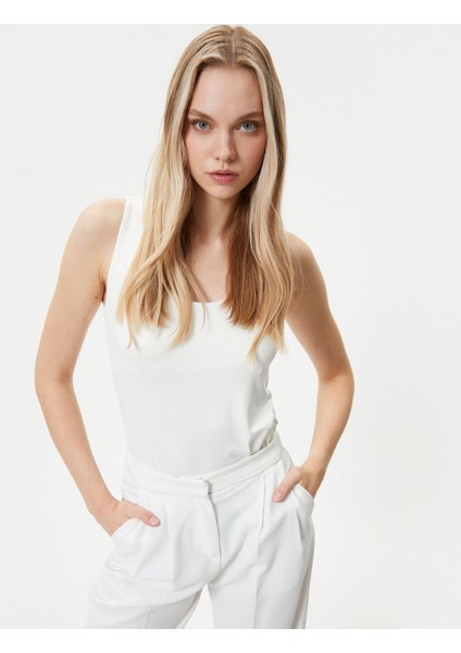 Askılı Atlet Basic U Yaka Slim Fit