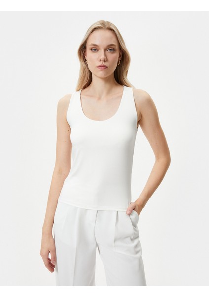 Askılı Atlet Basic U Yaka Slim Fit