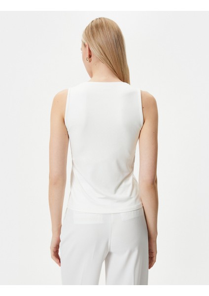 Askılı Atlet Basic U Yaka Slim Fit
