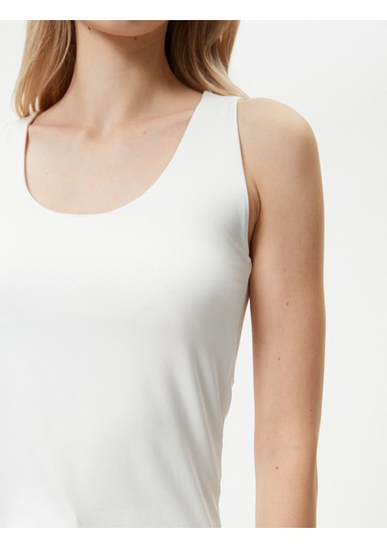 Askılı Atlet Basic U Yaka Slim Fit