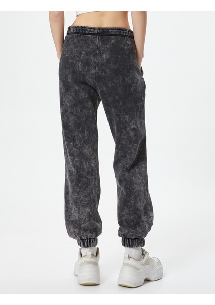 Jogger Eşofman Altı Soluk Efektli Batik Cepli Beli Lastikli Rahat Kalıp fırsatları