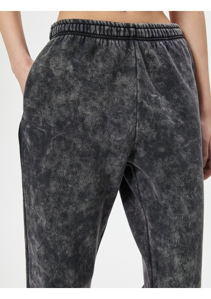 Jogger Eşofman Altı Soluk Efektli Batik Cepli Beli Lastikli Rahat Kalıp indirimleri