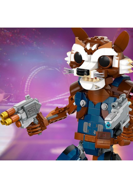 ® Marvel Rocket ve Bebek Groot 76282 - 10 Yaş & Üzeri Süper Kahraman Seven Çocuklar için Oyuncak Yapım Seti (566 Parça)