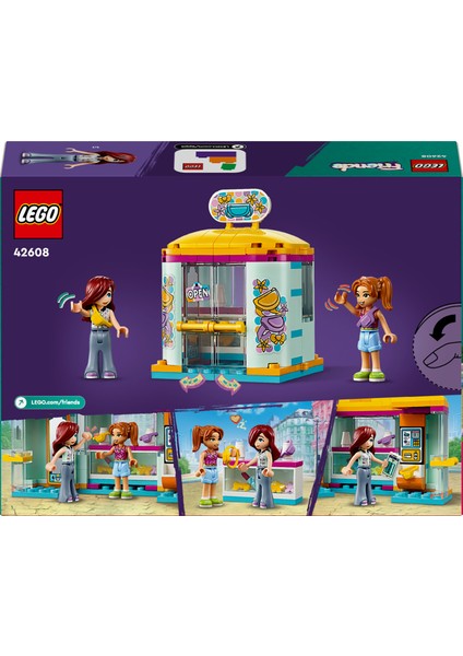 Friends Minik Aksesuar Mağazası 42608 - 6 Yaş ve Üzeri Çocuklar için Paisley ve Candi Minifigürü İçeren Yaratıcı Oyuncak Yapım Seti (129 Parça)